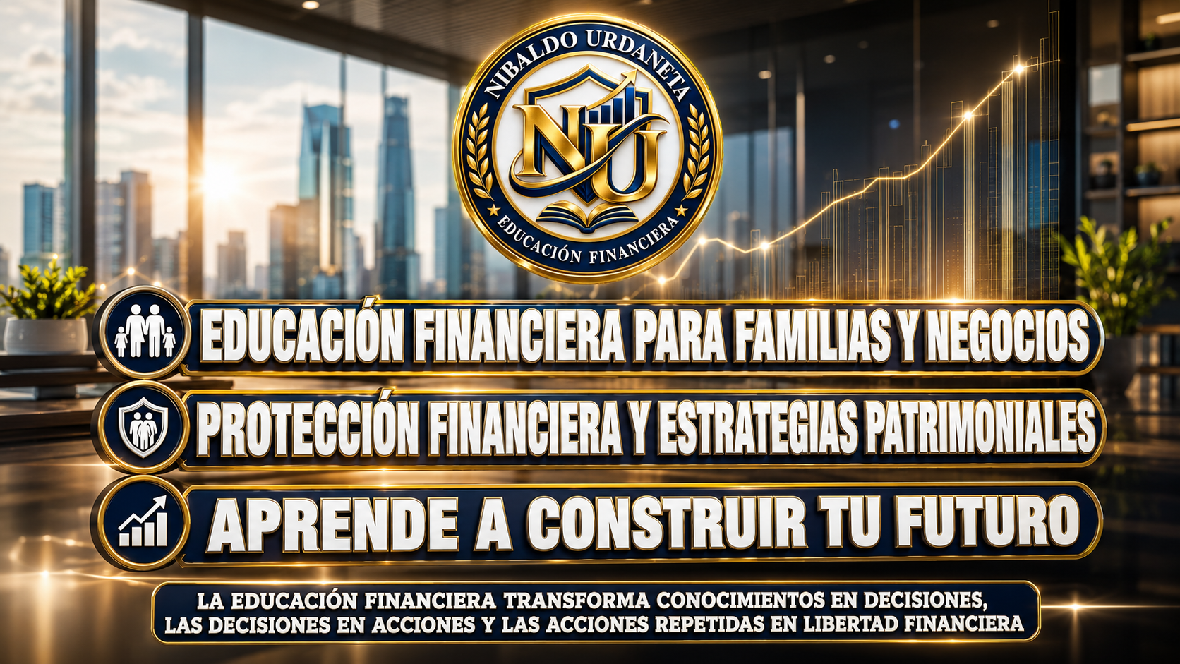 Nibaldo Urdaneta — Educación Financiera para Familias y Negocios. Protección financiera y estrategias patrimoniales.
